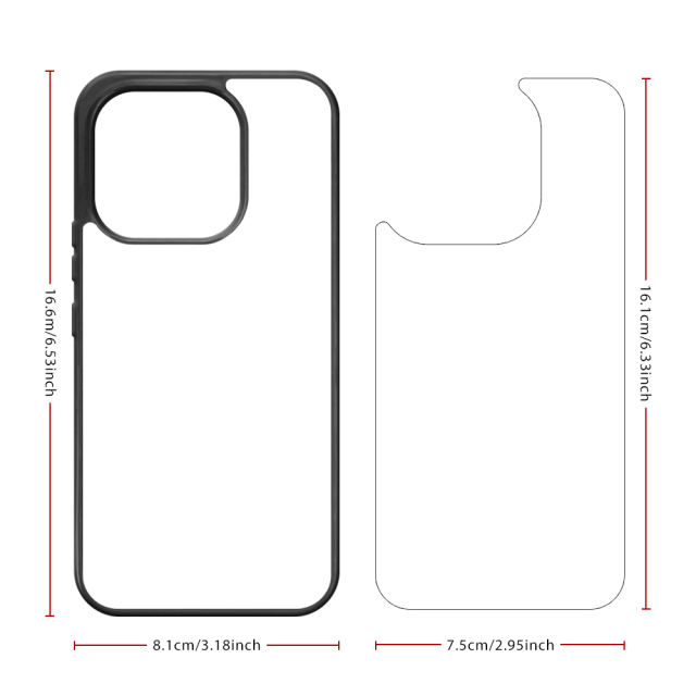 For Realme 16 Pro Sublimation Customized 2D TPU Phone Case With Metal Insert Phone Cover Anti-Slip Design