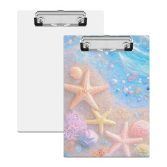 Sublimation Blank MDF Clipboard Custom Printable A4 A5 Single & Double-Sided File Board for Office School Home Decor Heat Transfer Printing