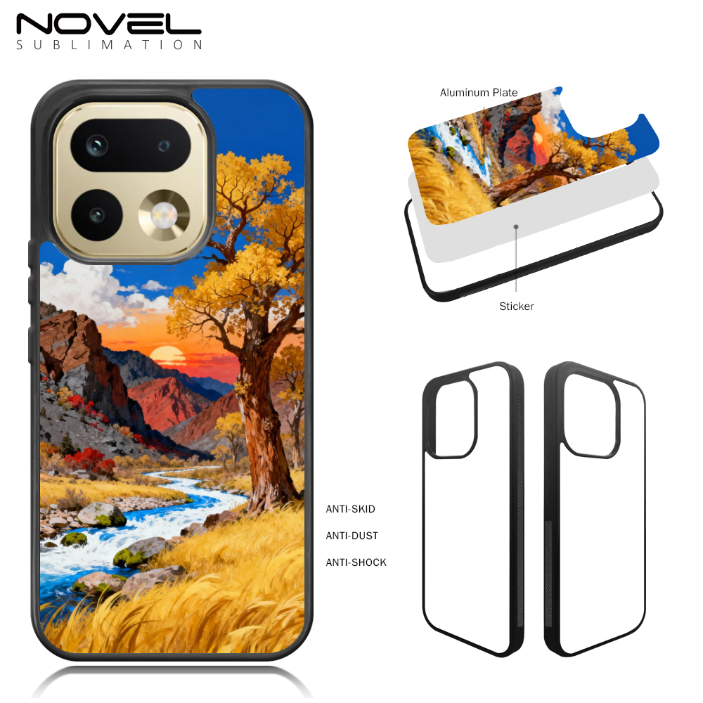 For Realme 16 Pro+ Sublimation Customized 2D TPU Phone Case With Metal Insert Phone Cover Anti-Slip Design
