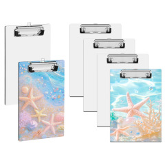 Sublimation Blank MDF Clipboard Custom Printable A4 A5 Single & Double-Sided File Board for Office School Home Decor Heat Transfer Printing