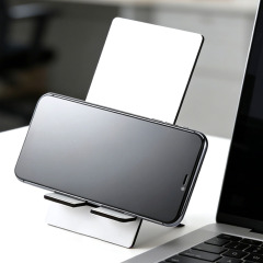 Sublimation Blank MDF Phone Stand Custom Printable Desktop Lazy Phone Holder for Desk Office Home Decor