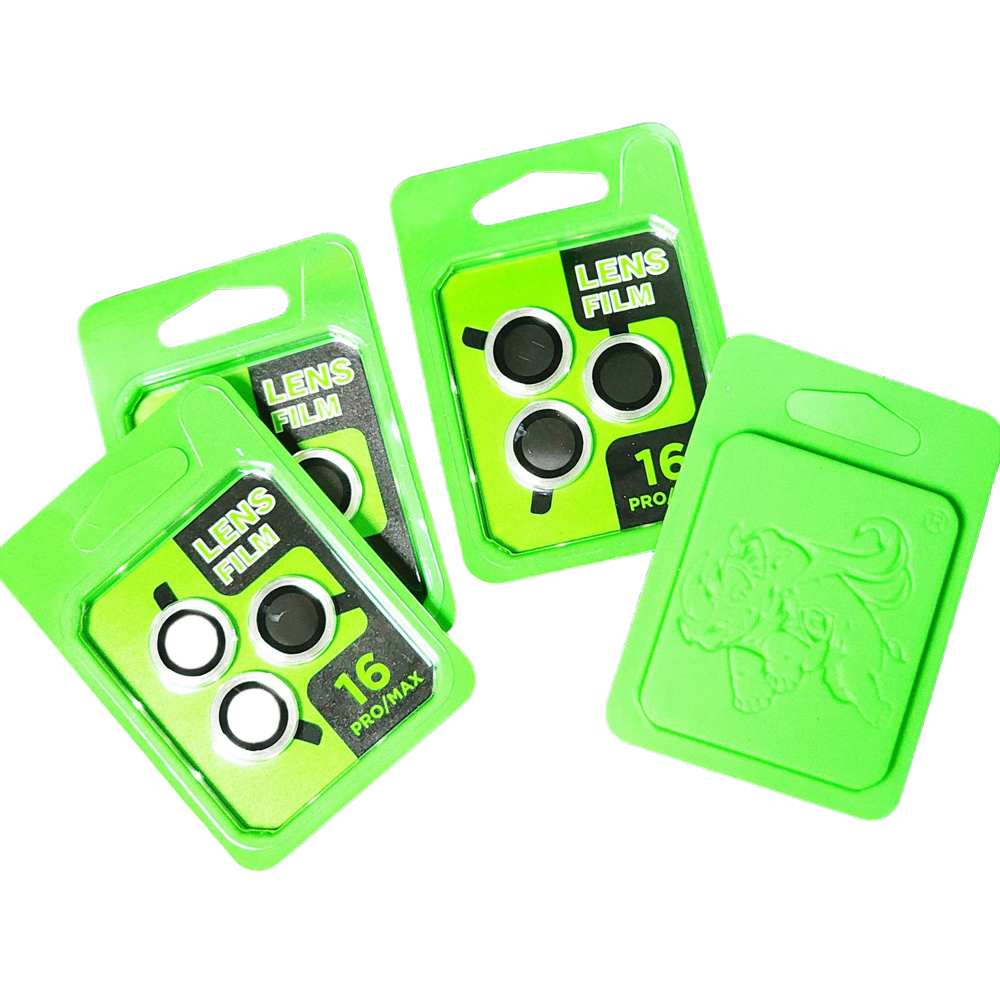CD Texture Eagle Eye Camera Lens Protector for iPhone - 3 Colors Metal Ring Tempered Glass Camera Lens Film