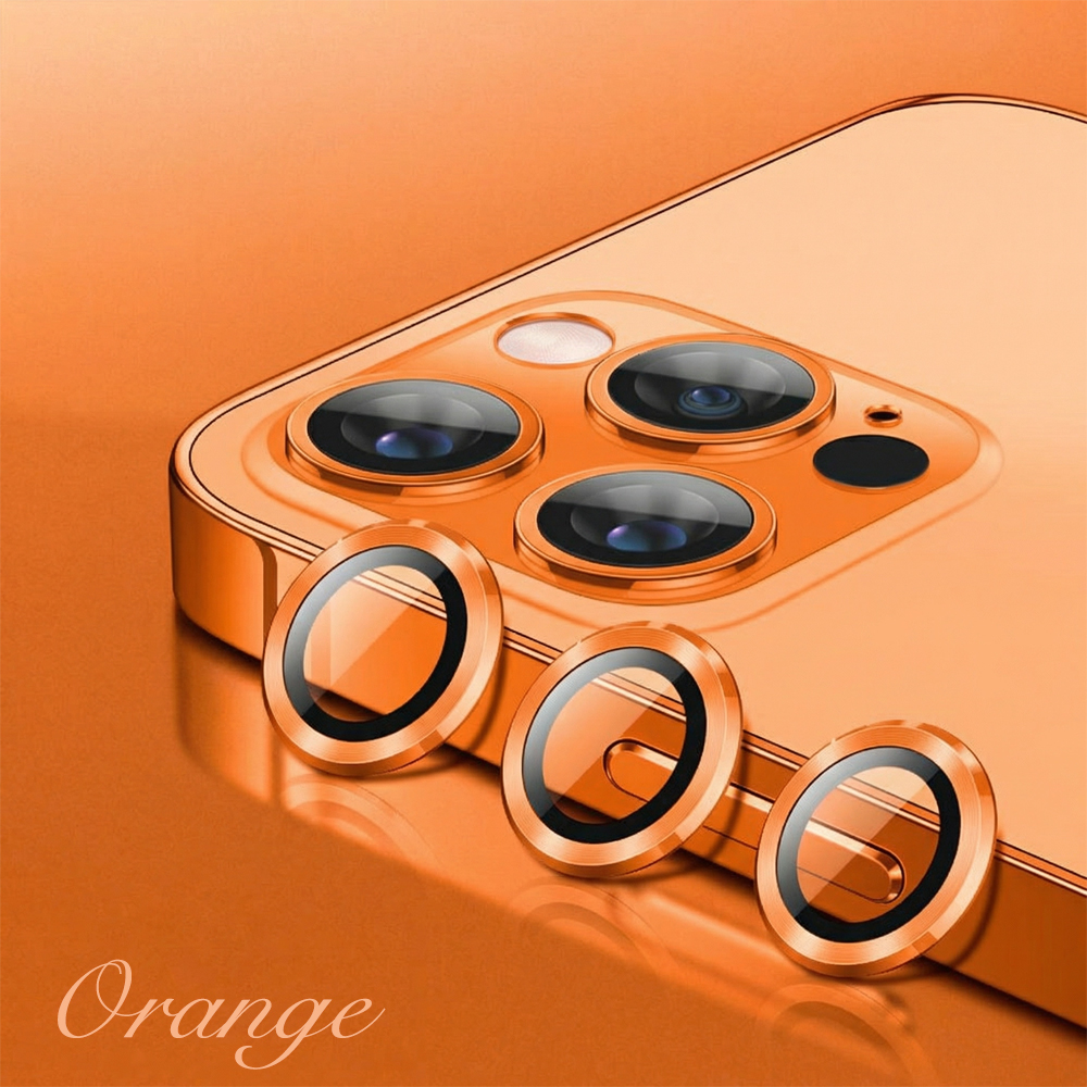 Eagle Eye Camera Lens Protector for iPhone - CD Texture, Glitter & Diamond Styles 10 Colors Each Tempered Glass Lens Cover
