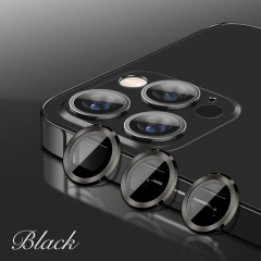 Eagle Eye Camera Lens Protector for iPhone - CD Texture, Glitter & Diamond Styles 10 Colors Each Tempered Glass Lens Cover