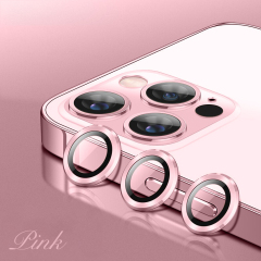 Eagle Eye Camera Lens Protector for iPhone - CD Texture, Glitter & Diamond Styles 10 Colors Each Tempered Glass Lens Cover