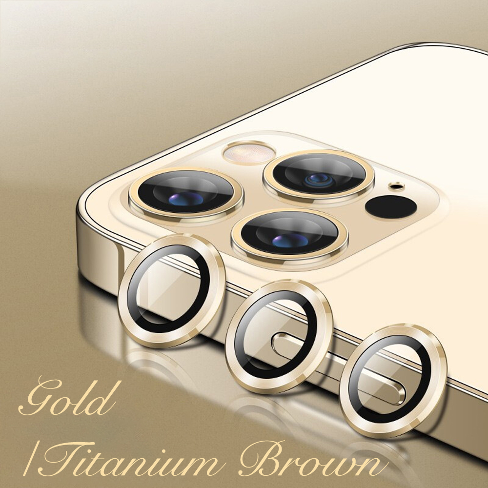 Eagle Eye Camera Lens Protector for iPhone - CD Texture, Glitter & Diamond Styles 10 Colors Each Tempered Glass Lens Cover