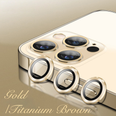 Eagle Eye Camera Lens Protector for iPhone - CD Texture, Glitter & Diamond Styles 10 Colors Each Tempered Glass Lens Cover