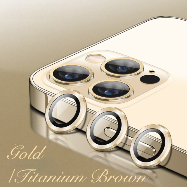 Eagle Eye Camera Lens Protector for iPhone - CD Texture, Glitter & Diamond Styles 10 Colors Each Tempered Glass Lens Cover