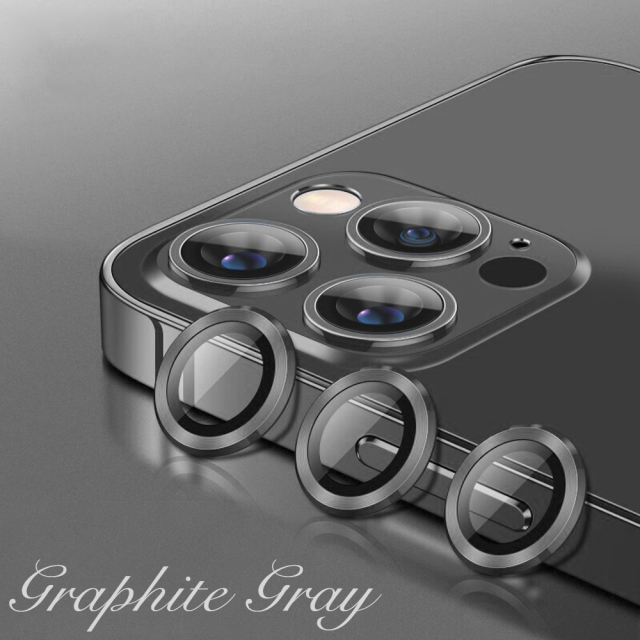 Eagle Eye Camera Lens Protector for iPhone - CD Texture, Glitter & Diamond Styles 10 Colors Each Tempered Glass Lens Cover