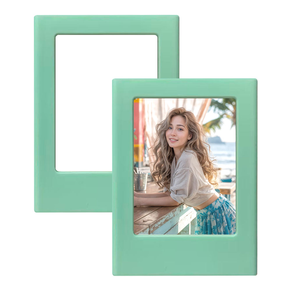 Sublimation Magnetic Fridge Photo Frame Custom Printable DIY Instax Mini Photo Holder for Fridge Decor & Storage