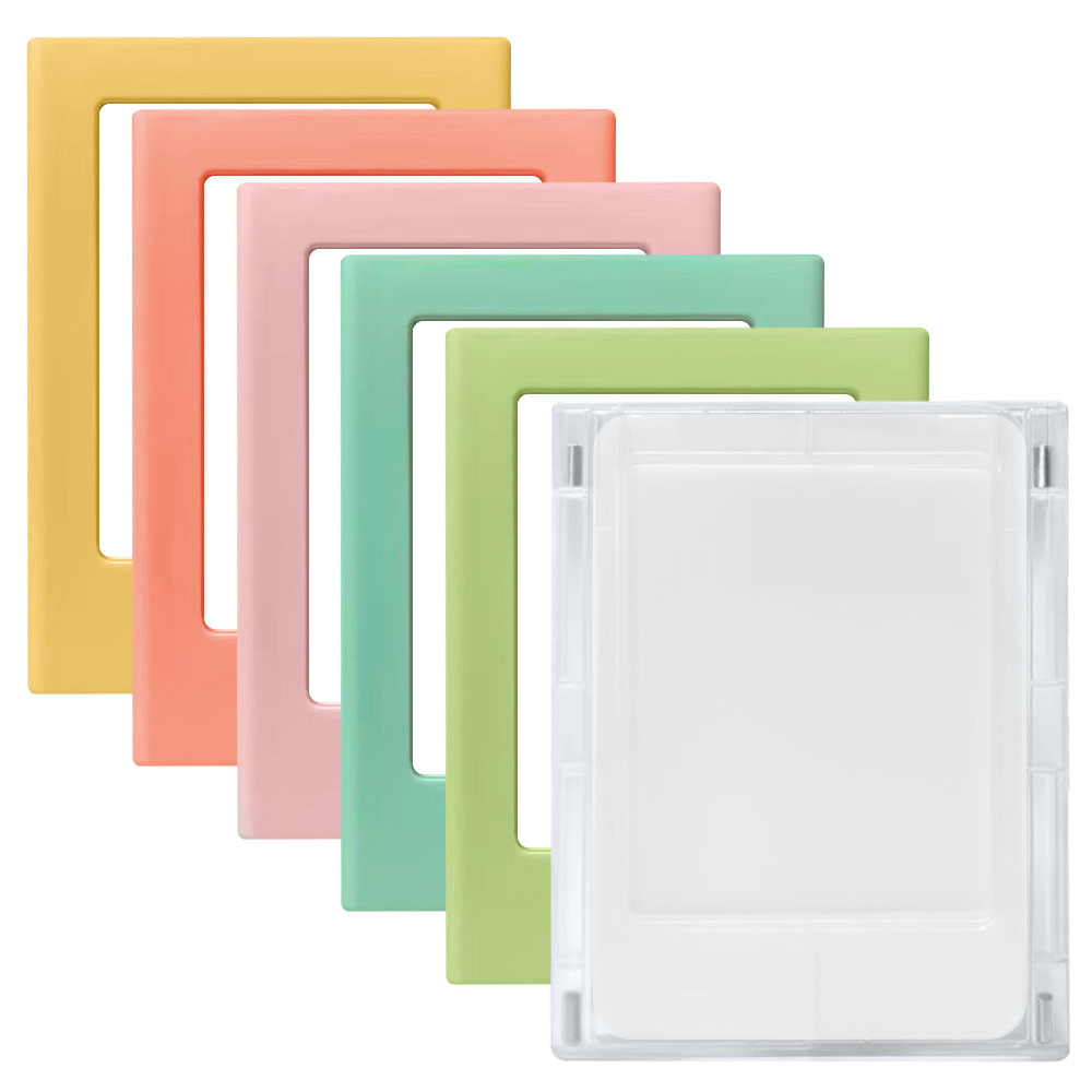 Sublimation Magnetic Fridge Photo Frame Custom Printable DIY Instax Mini Photo Holder for Fridge Decor & Storage