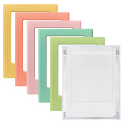 Sublimation Magnetic Fridge Photo Frame Custom Printable DIY Instax Mini Photo Holder for Fridge Decor & Storage