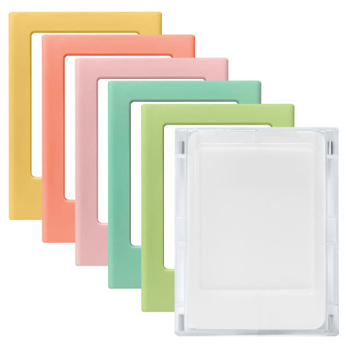 Sublimation Magnetic Fridge Photo Frame Custom Printable DIY Instax Mini Photo Holder for Fridge Decor & Storage