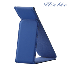 PU Leather Foldable Magnetic Phone Grip Stand 17 Colors Portable Back Sticker Phone Holder for Desktop & Handheld Use