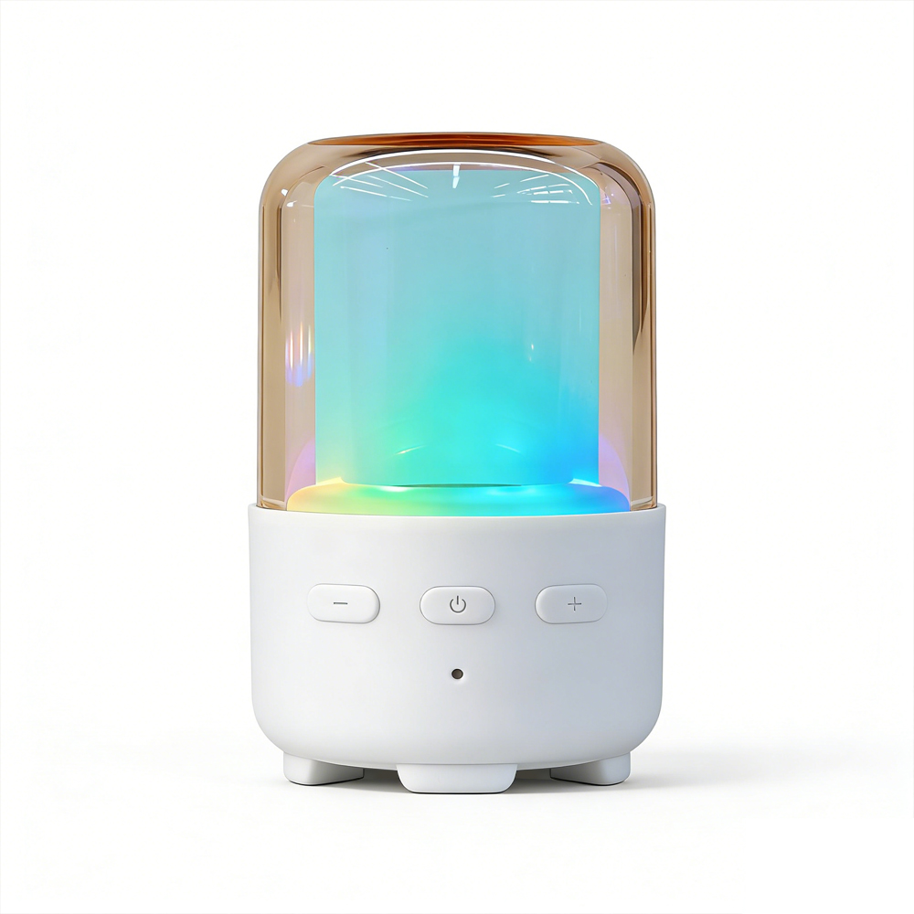 Personalized Sublimation Bluetooth Speaker Portable Mini Custom Print LED Light Speaker for Home Party & Travel Gifts