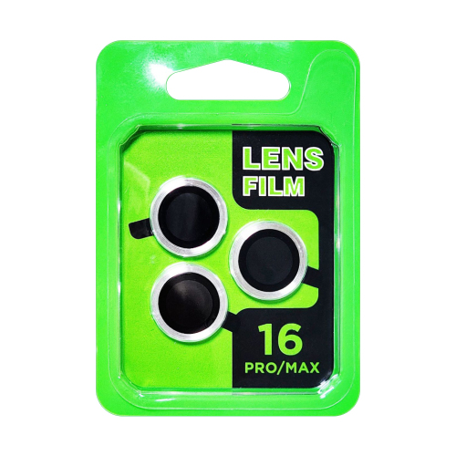 CD Texture Eagle Eye Camera Lens Protector for iPhone - 3 Colors Metal Ring Tempered Glass Camera Lens Film