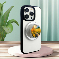 Sublimation Blank Magnetic 2D Airbag Phone Grip Custom Printable Expandable Phone Holder for Heat Transfer Printing