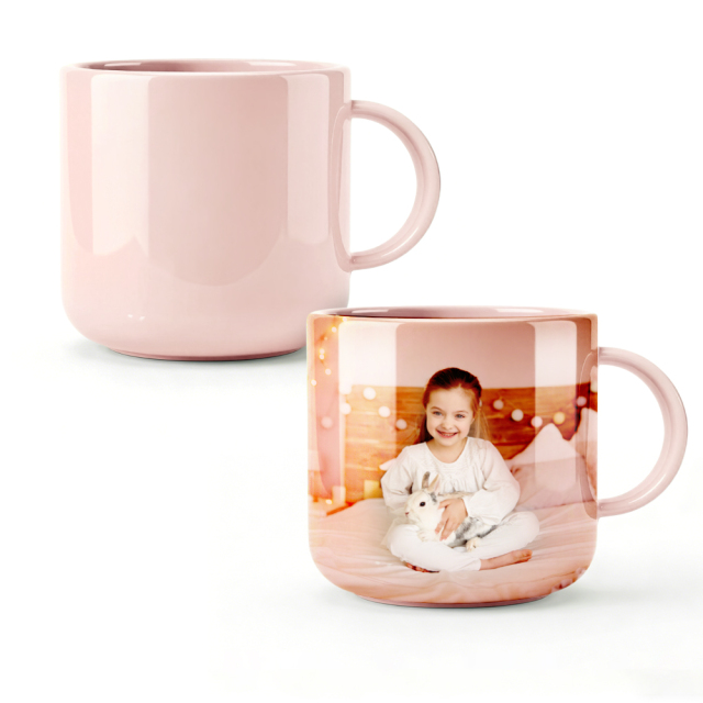 Sublimation 6oz Color Polymer Kids Mug with Mold 11 Colors Factory Direct Custom Printable Cup for Heat Transfer