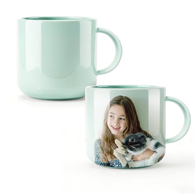Sublimation 6oz Color Polymer Kids Mug with Mold 11 Colors Factory Direct Custom Printable Cup for Heat Transfer