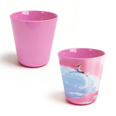 8oz Conical Sublimation Kids Tumbler 11 Colors Polymer Cup with Aluminum Mold Personalized Gift for Children
