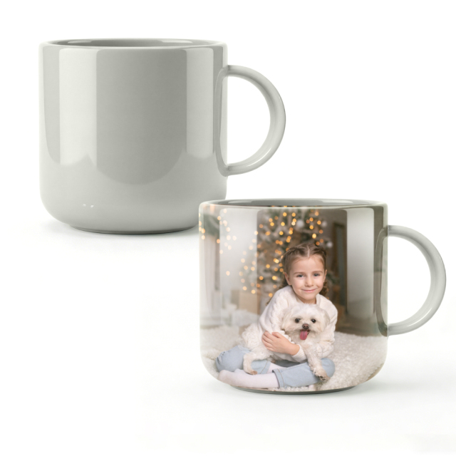 Sublimation 6oz Color Polymer Kids Mug with Mold 11 Colors Factory Direct Custom Printable Cup for Heat Transfer