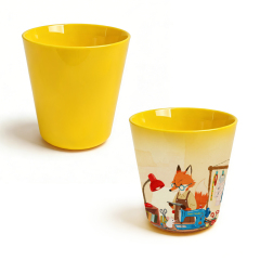 8oz Conical Sublimation Kids Tumbler 11 Colors Polymer Cup with Aluminum Mold Personalized Gift for Children