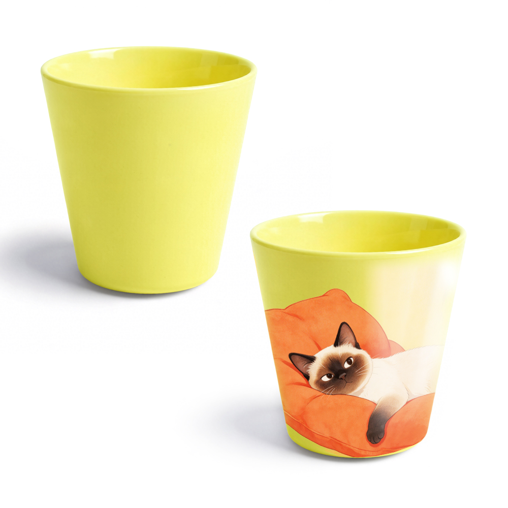 8oz Conical Sublimation Kids Tumbler 11 Colors Polymer Cup with Aluminum Mold Personalized Gift for Children