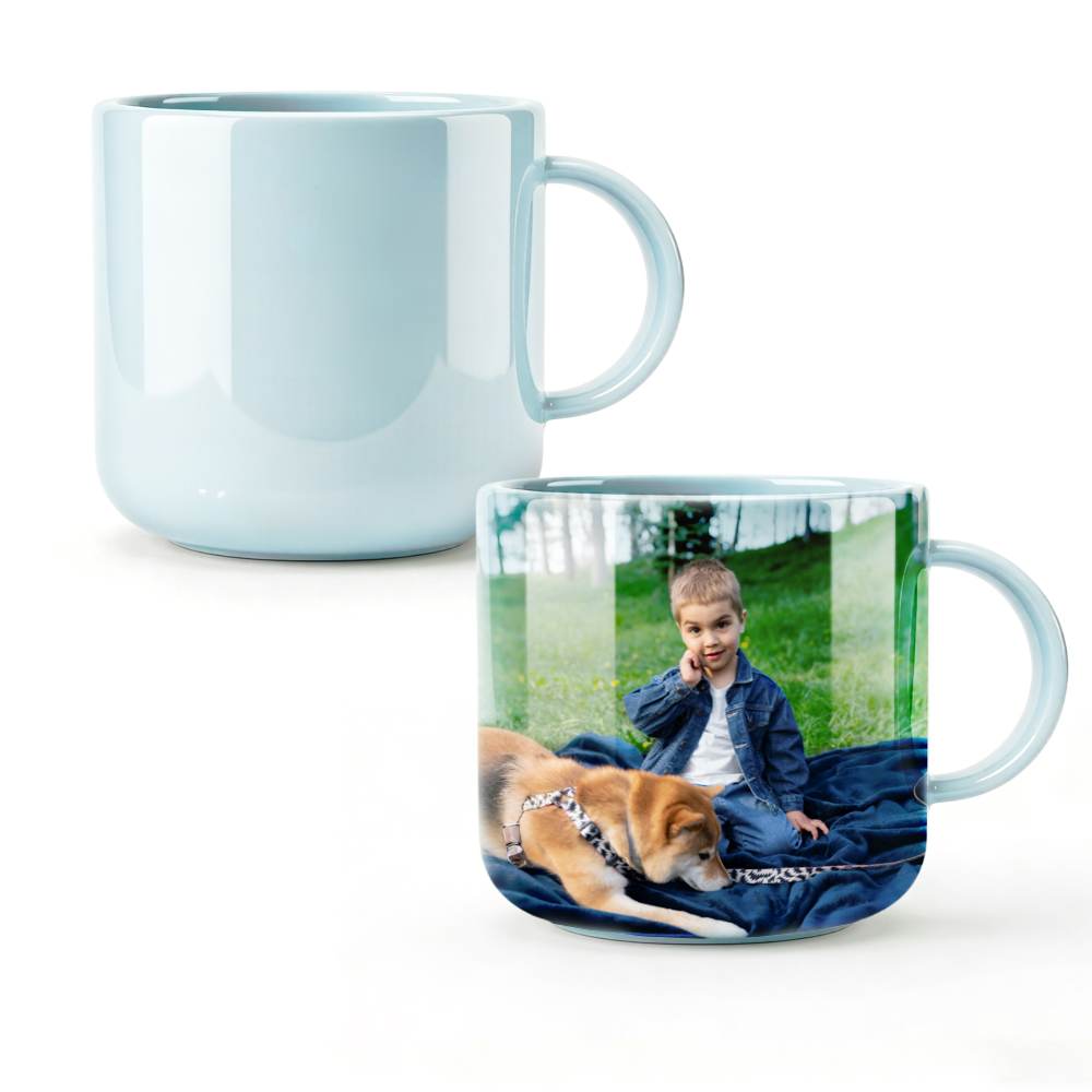 Sublimation 6oz Color Polymer Kids Mug with Mold 11 Colors Factory Direct Custom Printable Cup for Heat Transfer