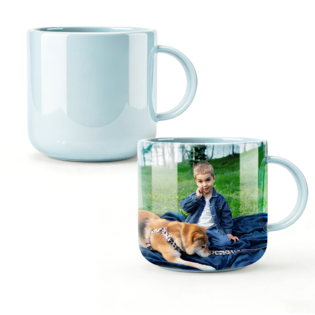 Sublimation 6oz Color Polymer Kids Mug with Mold 11 Colors Factory Direct Custom Printable Cup for Heat Transfer