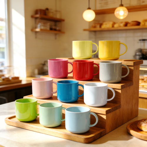 Sublimation 6oz Color Polymer Kids Mug with Mold 11 Colors Factory Direct Custom Printable Cup for Heat Transfer