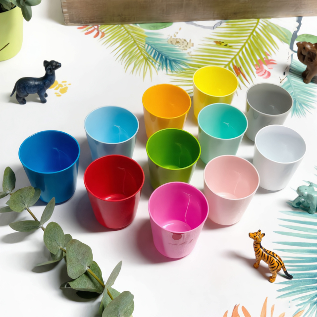 8oz Conical Sublimation Kids Tumbler 11 Colors Polymer Cup with Aluminum Mold Personalized Gift for Children