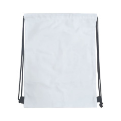 Customizable Sublimation Linen Drawstring Bag Bulk Supply Custom Double-Sided Printable Backpack for Hiking & Travel