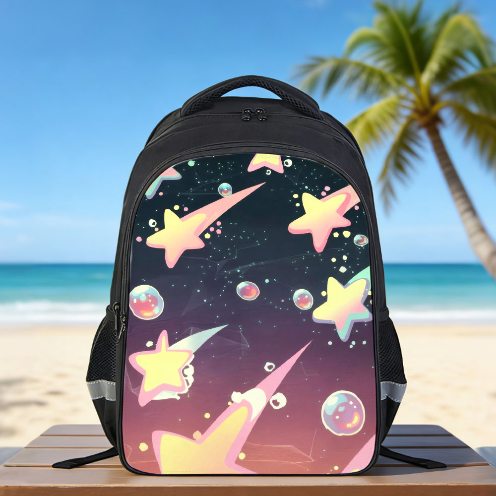 Sublimation School Double-Layer Backpack Bulk Supply 4 Colors Custom Printable Student Bag for Kids