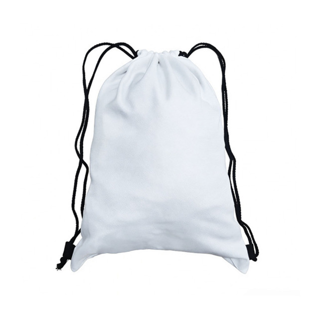 Customizable Sublimation Linen Drawstring Bag Bulk Supply Custom Double-Sided Printable Backpack for Hiking & Travel
