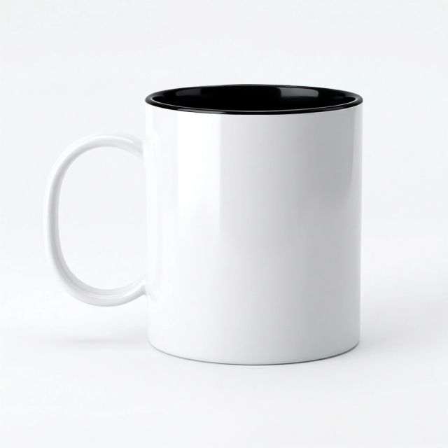 Sublimation 11oz Inner Color Polymer Mug 8 Colors Factory Direct Custom Printable Plastic Cup for Heat Transfer