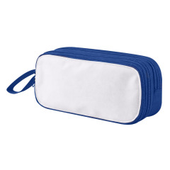 Double-Layer Sublimation Pencil Pouch Bulk Supply 4 Colors Custom Printable Stationery Bag for School