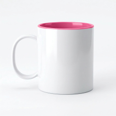 Sublimation 11oz Inner Color Polymer Mug 8 Colors Factory Direct Custom Printable Plastic Cup for Heat Transfer