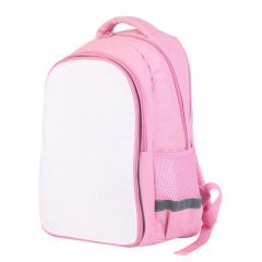 Sublimation School Double-Layer Backpack Bulk Supply 4 Colors Custom Printable Student Bag for Kids