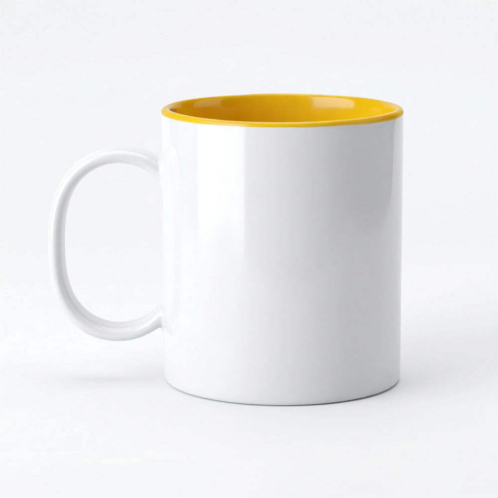 Sublimation 11oz Inner Color Polymer Mug 8 Colors Factory Direct Custom Printable Plastic Cup for Heat Transfer