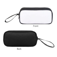 Double-Layer Sublimation Pencil Pouch Bulk Supply 4 Colors Custom Printable Stationery Bag for School