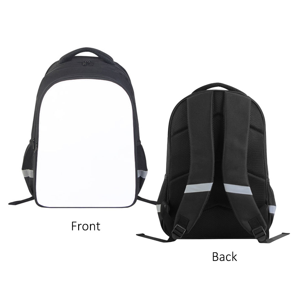 Sublimation School Double-Layer Backpack Bulk Supply 4 Colors Custom Printable Student Bag for Kids