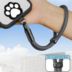 Phone Lanyard with Patch Factory Direct 4 Styles Adjustable Multi-Color Anti-Drop Polyester Strap Bulk Supply