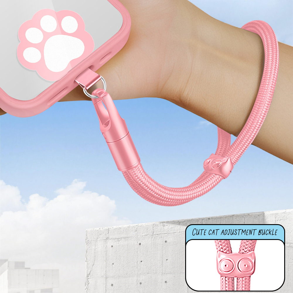 Phone Lanyard with Patch Factory Direct 4 Styles Adjustable Multi-Color Anti-Drop Polyester Strap Bulk Supply