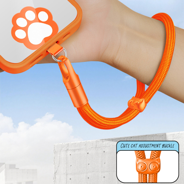 Phone Lanyard with Patch Factory Direct 4 Styles Adjustable Multi-Color Anti-Drop Polyester Strap Bulk Supply