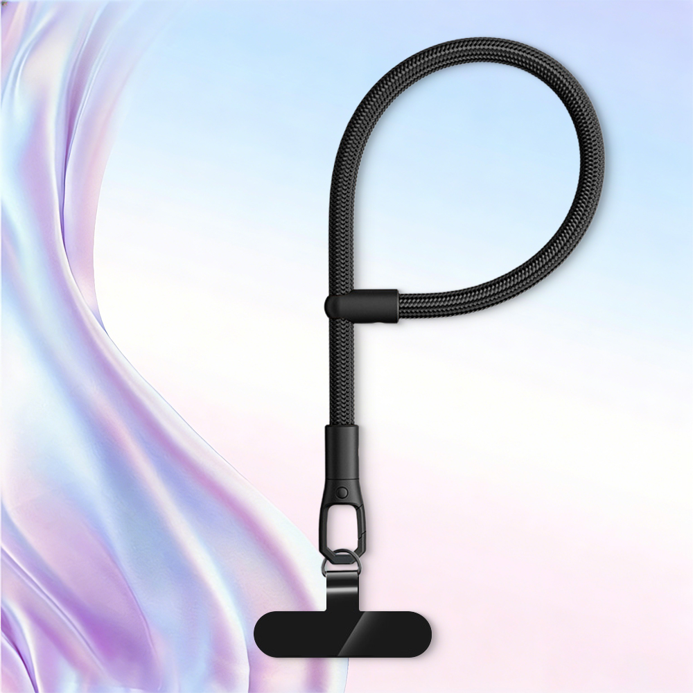 Phone Lanyard with Patch Factory Direct 4 Styles Adjustable Multi-Color Anti-Drop Polyester Strap Bulk Supply