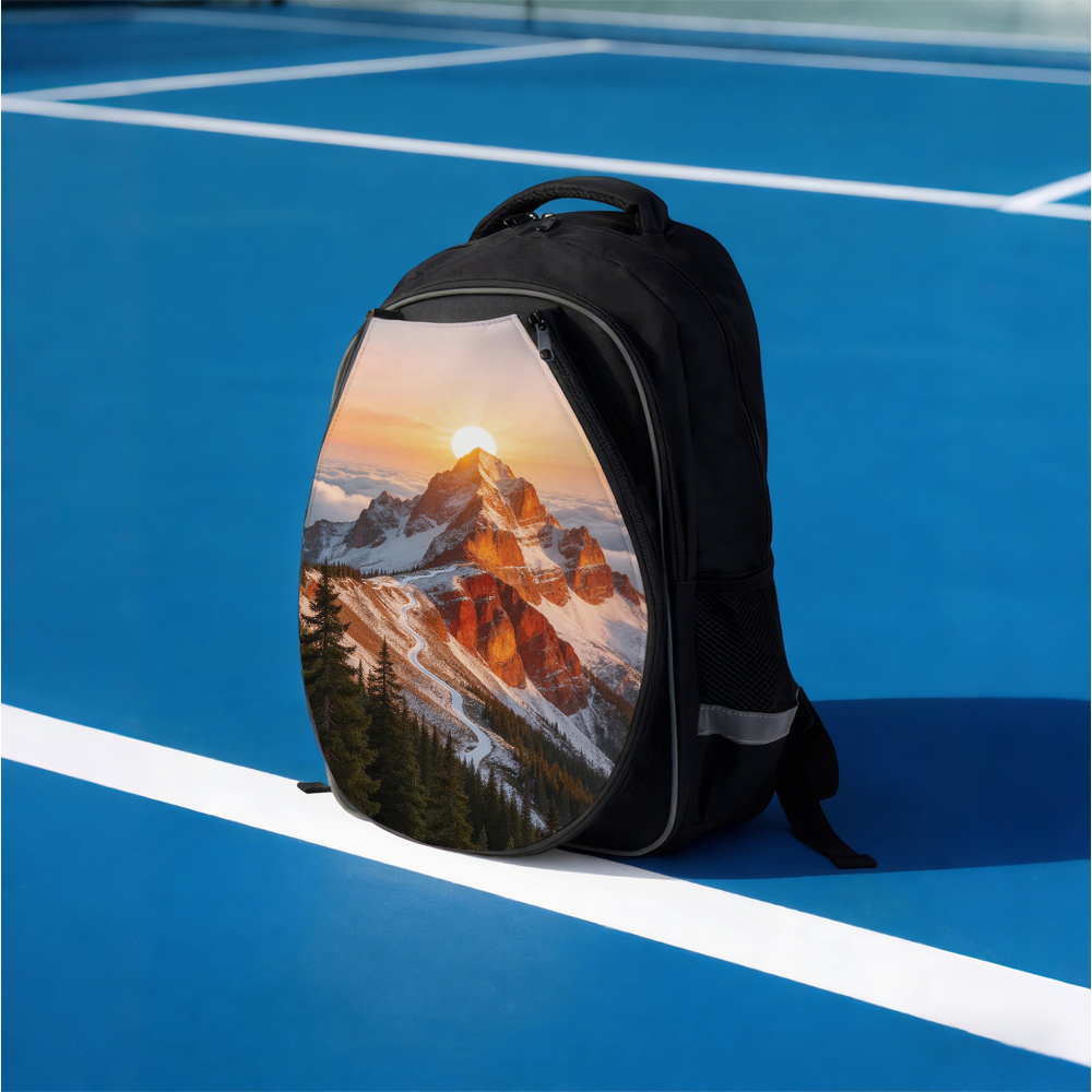 Sublimation Tennis Backpack Bulk Supply Three-Layer Custom Printable Racket & Laptop Bag for Sports