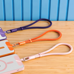 Phone Lanyard with Patch Factory Direct 4 Styles Adjustable Multi-Color Anti-Drop Polyester Strap Bulk Supply