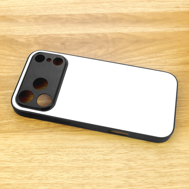 Sublimation TPU Tempered Glass Case Cover For iPhone 17/16/15 Series with Fine Camera Hole