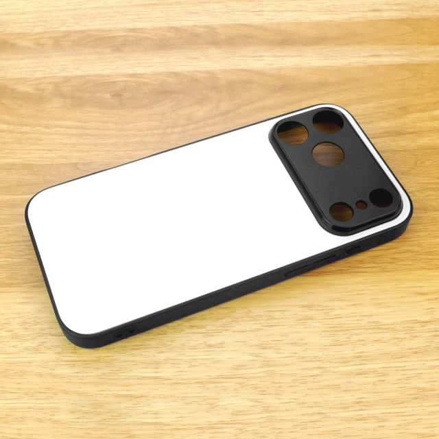 Sublimation TPU Tempered Glass Case Cover For iPhone 17/16/15 Series with Fine Camera Hole