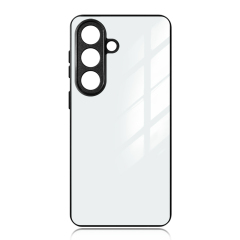 New Arrival Sublimation 2D TPU Phone Case With Glass Insert For Samsung S26 Series Glass Phone Case